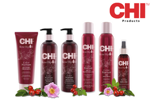 Chi rose hip oil color nurture линия для окрашенных волос