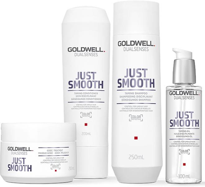 Gоldwell dualsenses just smooth уход для непослушных и пушащихся волос