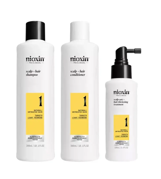 Nioxin 1 для тонких редеющих волос