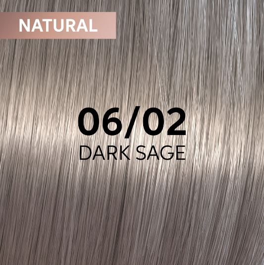 Wella shinefinity гель-крем краска 06/02 темный шалфей 60мл мил