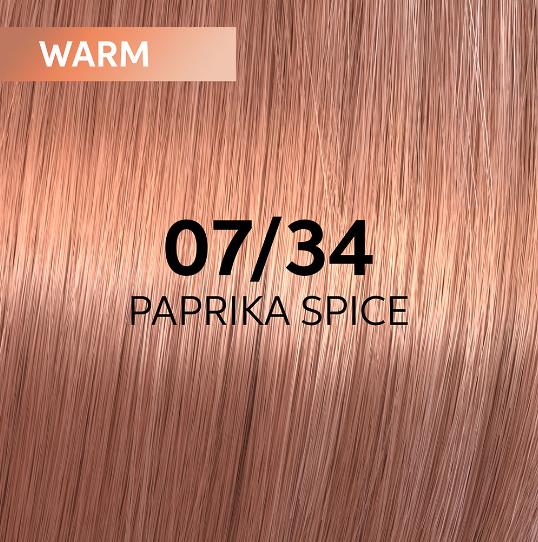 Wella shinefinity гель-крем краска 07/34 красная паприка 60мл мил
