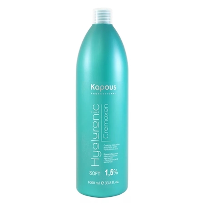 Kapous кремообразная окислительная эмульсия hyaluronic cremoxon с гиалуроновой кислотой 1,5% 1050 мл