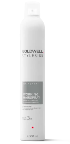 Goldwell stylesign working hairspray лак-блеск для волос средней фиксации 500 мл фор