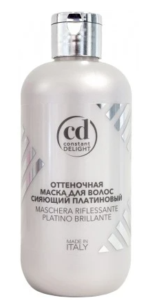 Constant delight оттеночная маска для волос сияющий платиновый 250 мл