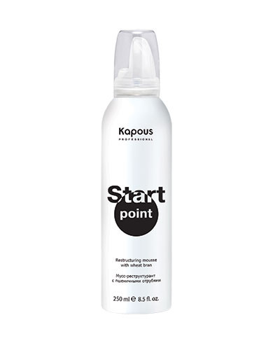 Kapous мусс реструктурант start point с пшеничными отрубями 250 мл