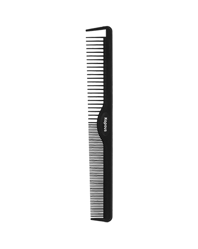 Kapous расческа парикмахерская carbon fiber 212х28 мм