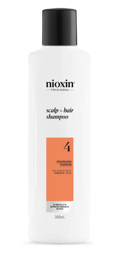 Nioxin система 4 очищающий шампунь 300мл NEW мил
