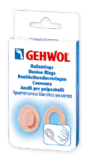 Gehwol накладки кольца овальные 6шт (пл)