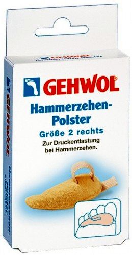 Gehwol hammerzehen polster links подушечка под пальцы ног малая, левая 1шт (пл)