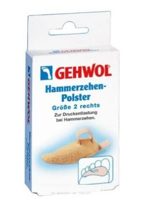 Gehwol подушка под пальцы ног N2 большая правая 1шт (пл)