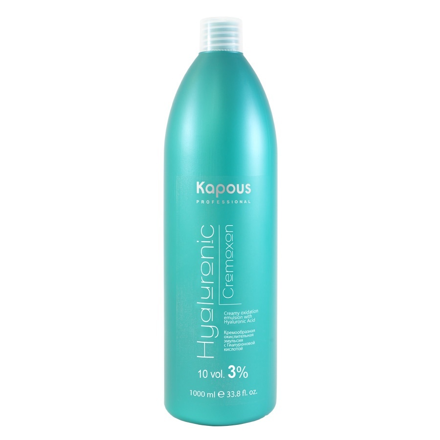 Kapous кремообразная окислительная эмульсия hyaluronic cremoxon с гиалуроновой кислотой 3% 1050 мл