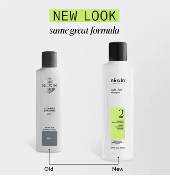Nioxin система 2 очищающий шампунь 300мл NEW_АКЦИЯ_8