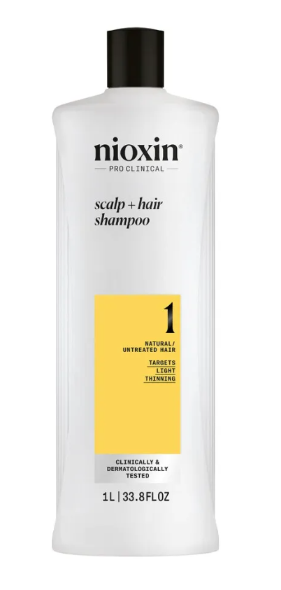 Nioxin система 1 очищающий шампунь 1000мл NEW_АКЦИЯ_8