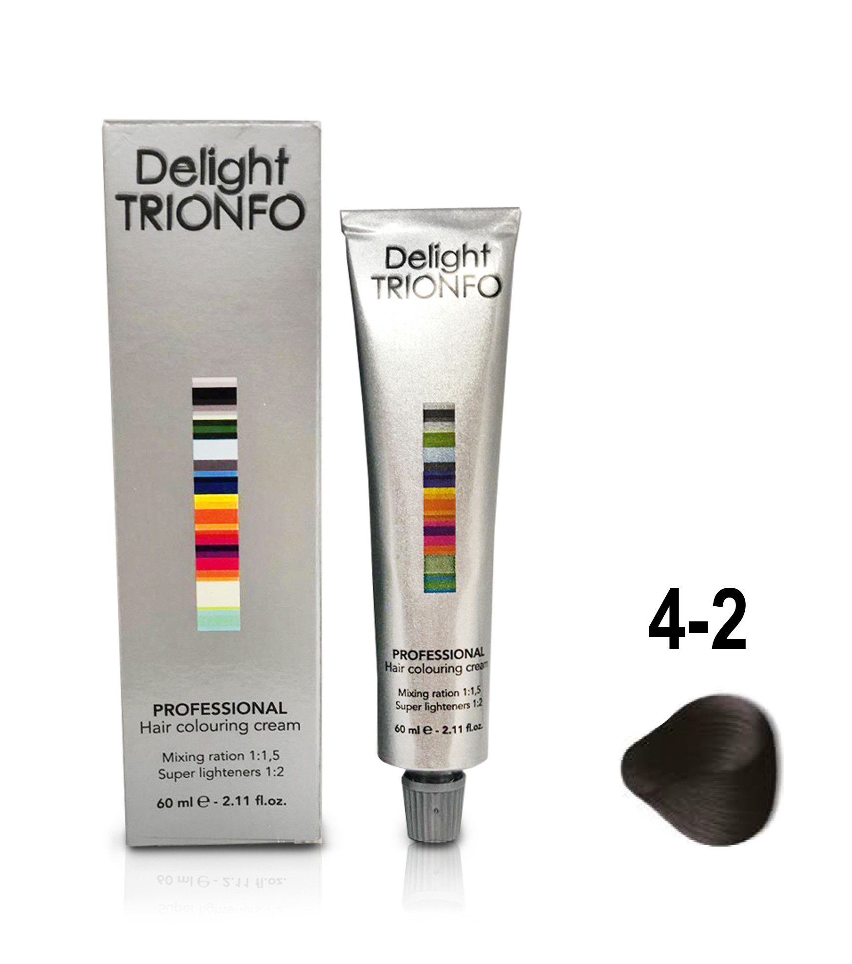 Constant delight trionfo стойкая крем-краска 4-2 60мл