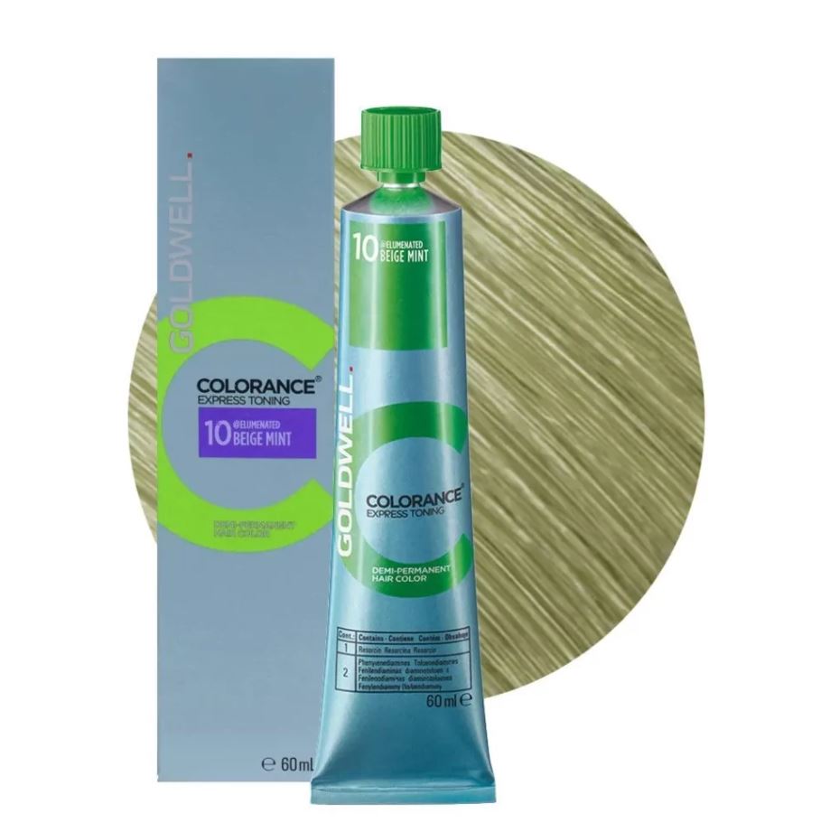 Gоldwell colorance тонирующая крем-краска 10 beige mint бежевый мятный нео минт 60 мл (д)