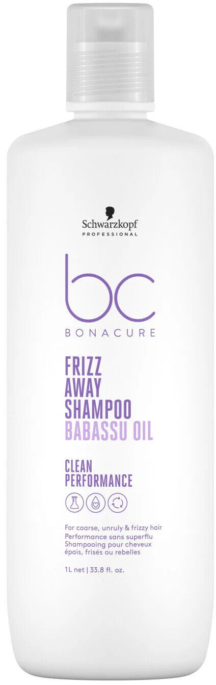 Bonacure frizz away шампунь для гладкости волос 1000 мл
