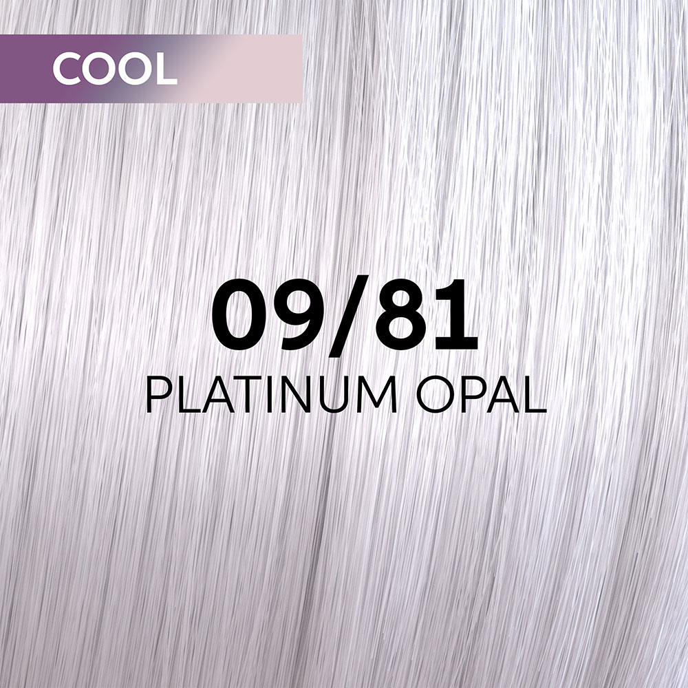 Wella shinefinity гель-крем краска 09/81 платиновый опал 60мл