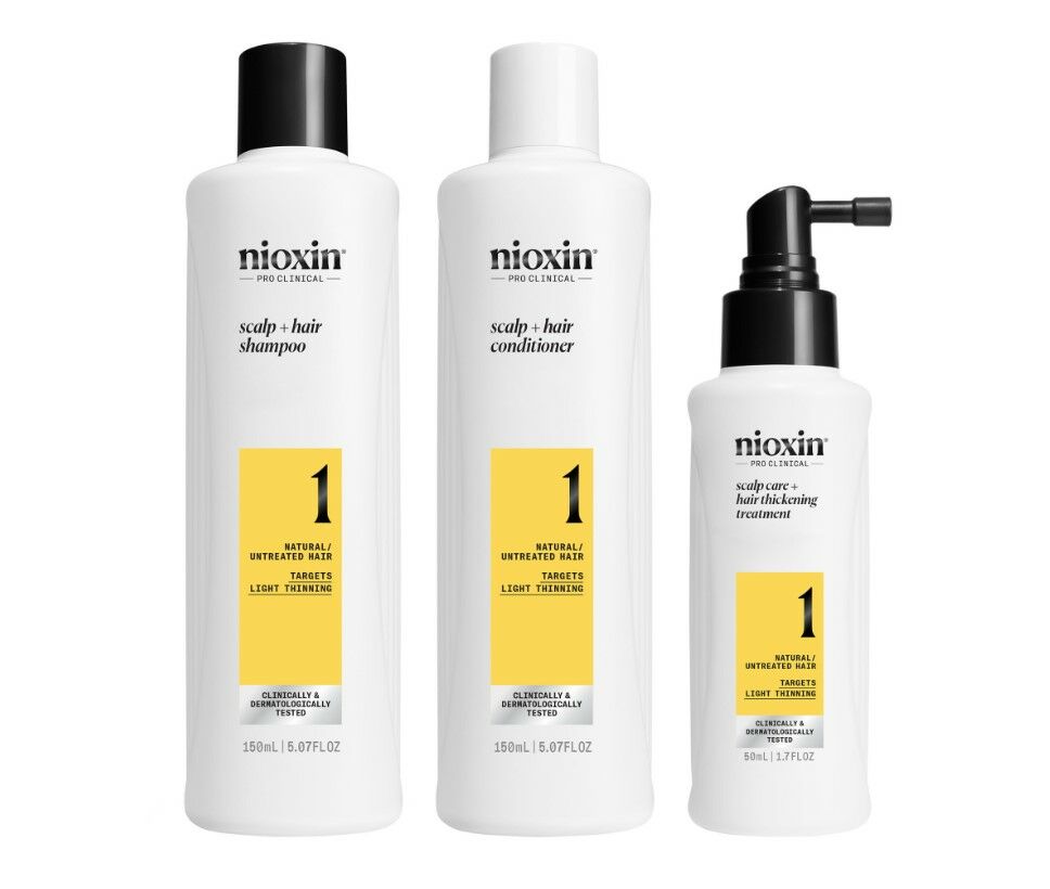 Nioxin система 1 набор 150мл+150мл+50мл NEW