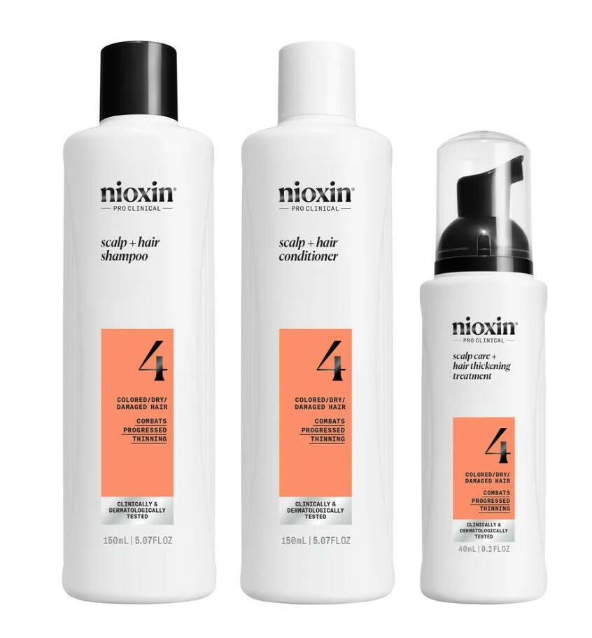 Nioxin система 4 набор 150мл+150мл+50мл NEW