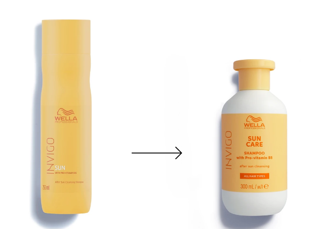Wella Invigo sun очищающий шампунь с провитамином b5 300мл NEW (г)