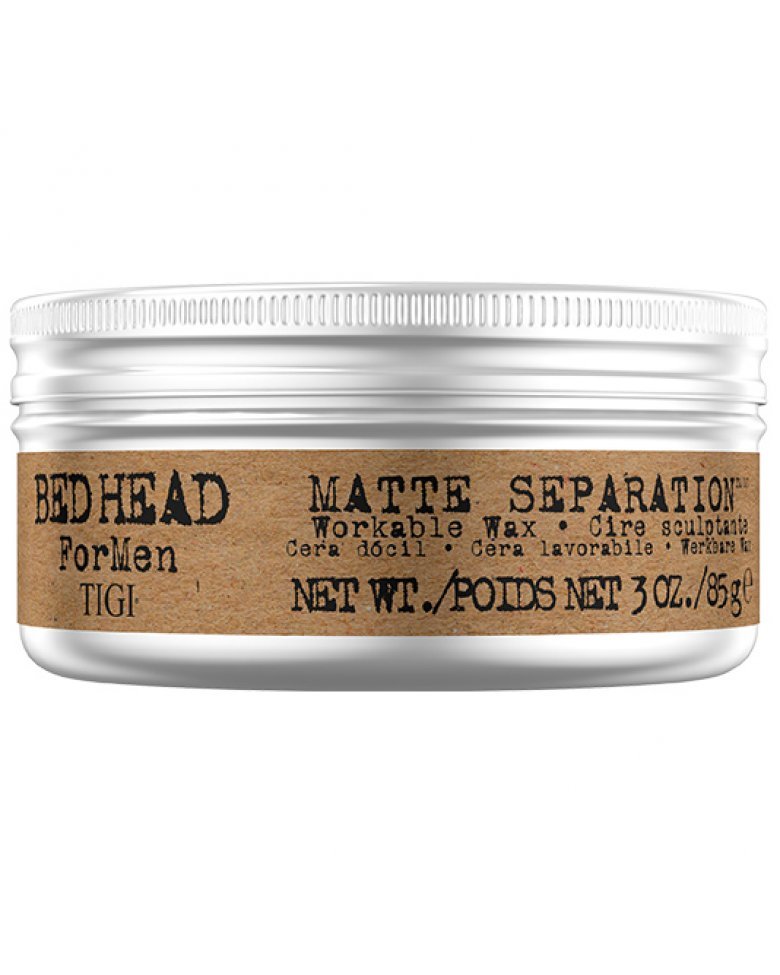 Tigi bed head b for men matte separation матирующий воск для мужских волос 85г (г)