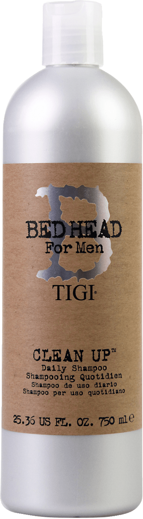 Tigi bed head b for men clean up шампунь для ежедневного применения для мужчин 750мл (г)