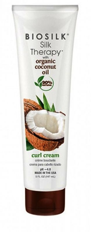 Biosilk silk therapy organic coconut oil curl cream крем 147мл БС