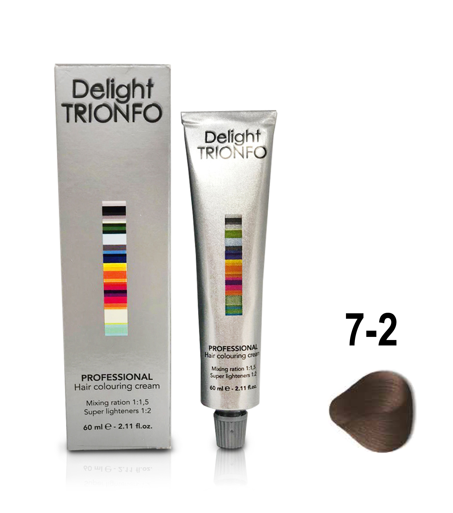 Constant delight trionfo стойкая крем-краска 7-2 60мл