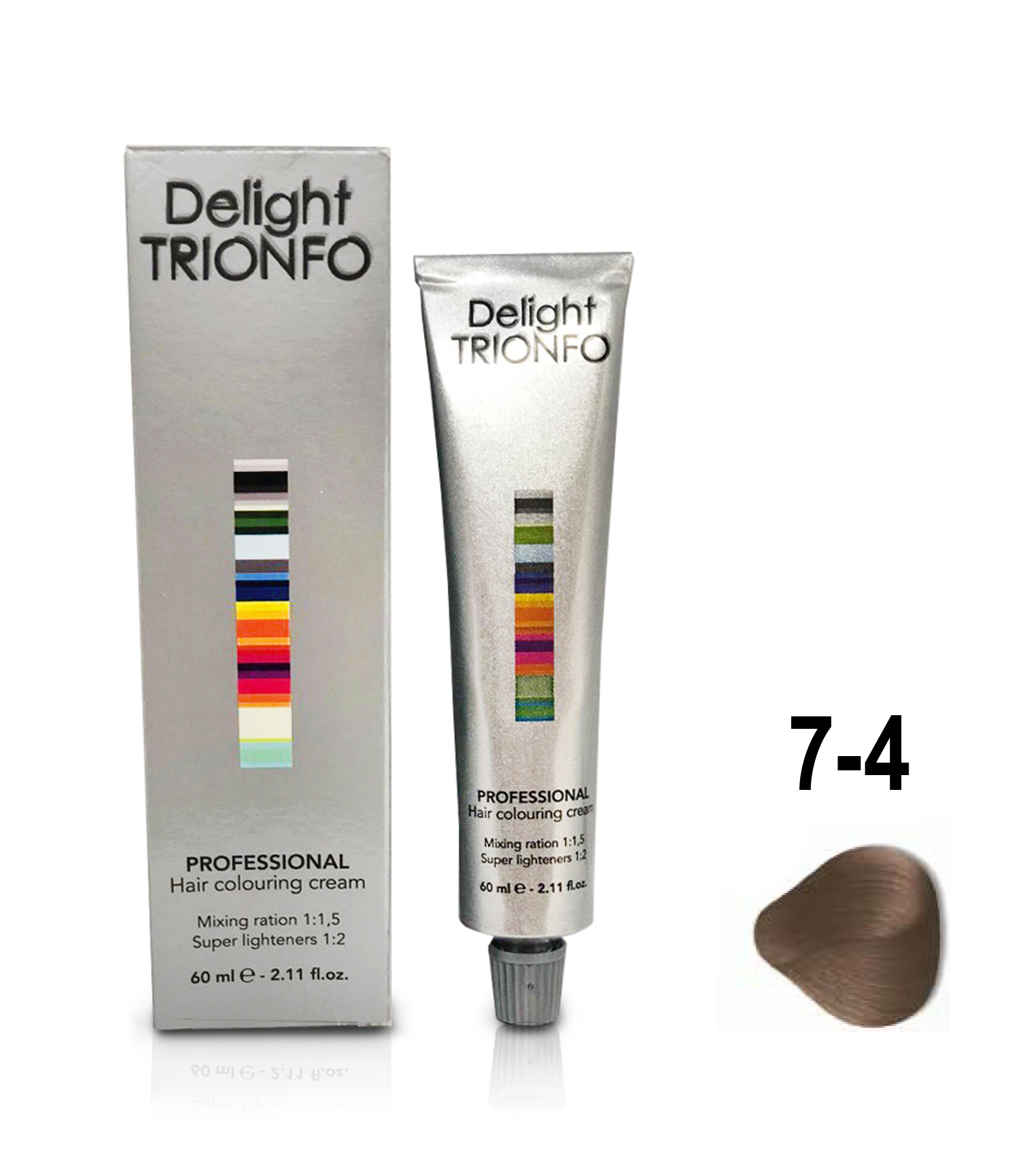 Constant delight trionfo стойкая крем-краска 7-4 60мл