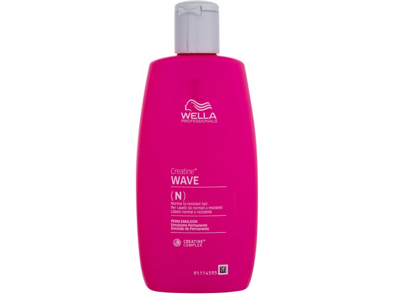 Wella creatine + wave n лосьон для нормальных волос, от тонких до трудноподдающихся 250мл