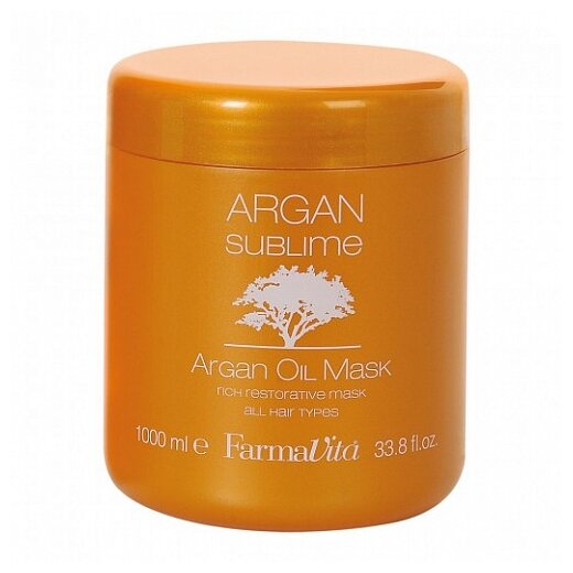 Farmavita argan sublime маска с аргановым маслом 1000 мл