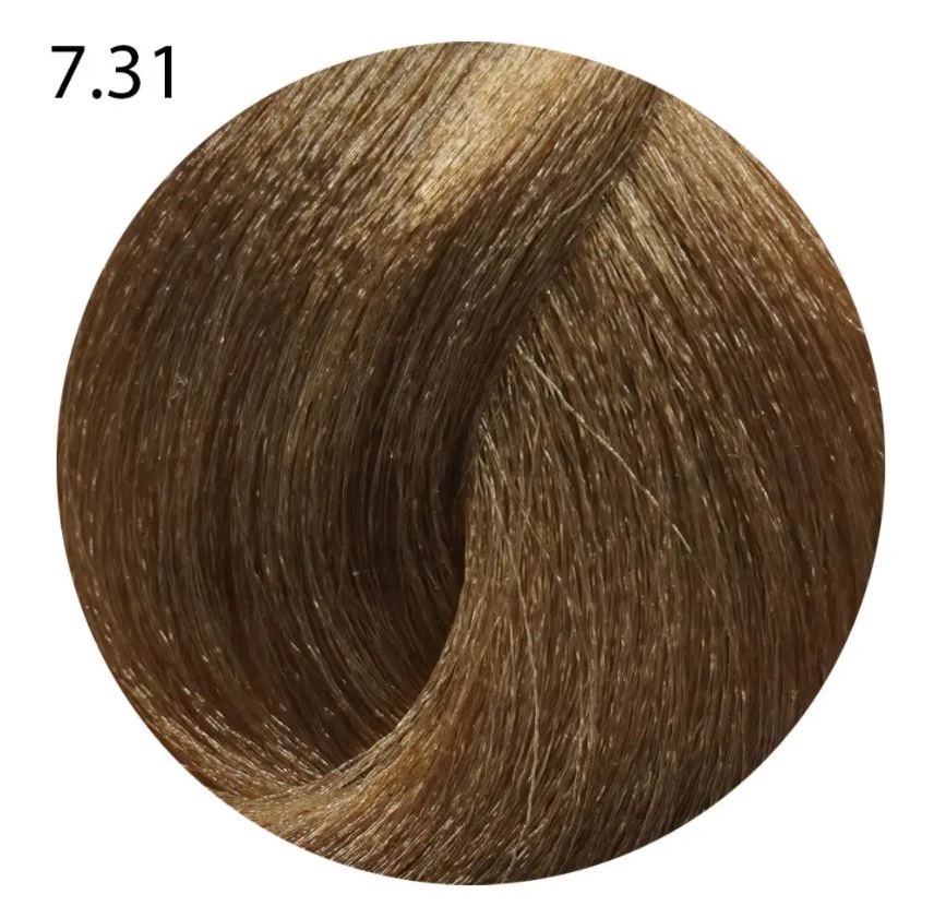 Farmavita life color plus стойкая крем краска 7.31 светлый табак 100 мл