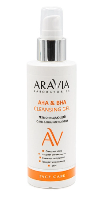 Aravia laboratories гель для лица очищающий 150 мл (р)