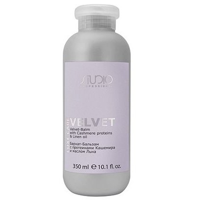 Kapous studio luxe care бальзам-бархат с протеинами кашемира и маслом льна 350 мл