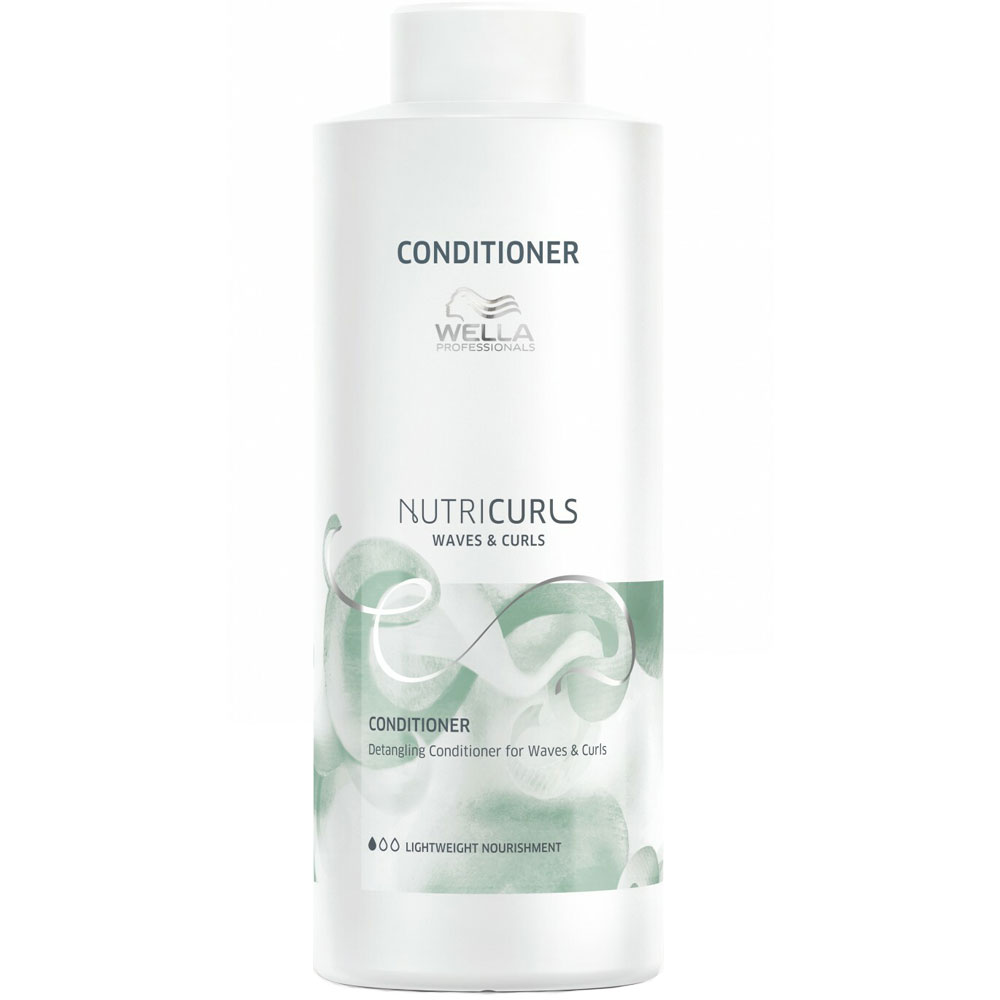 Wella nutricurls бальзам detangling для вьющихся и кудрявых волос 1000 мл (дг)
