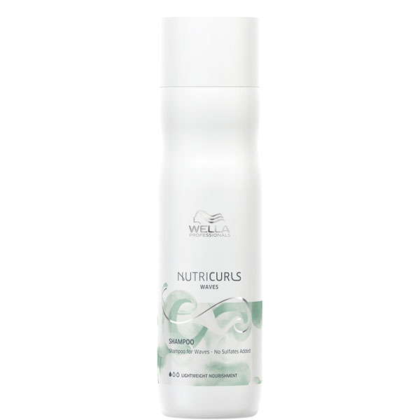 Wella nutricurls шампунь for waves безсульфатный для вьющихся волос 250 мл мил