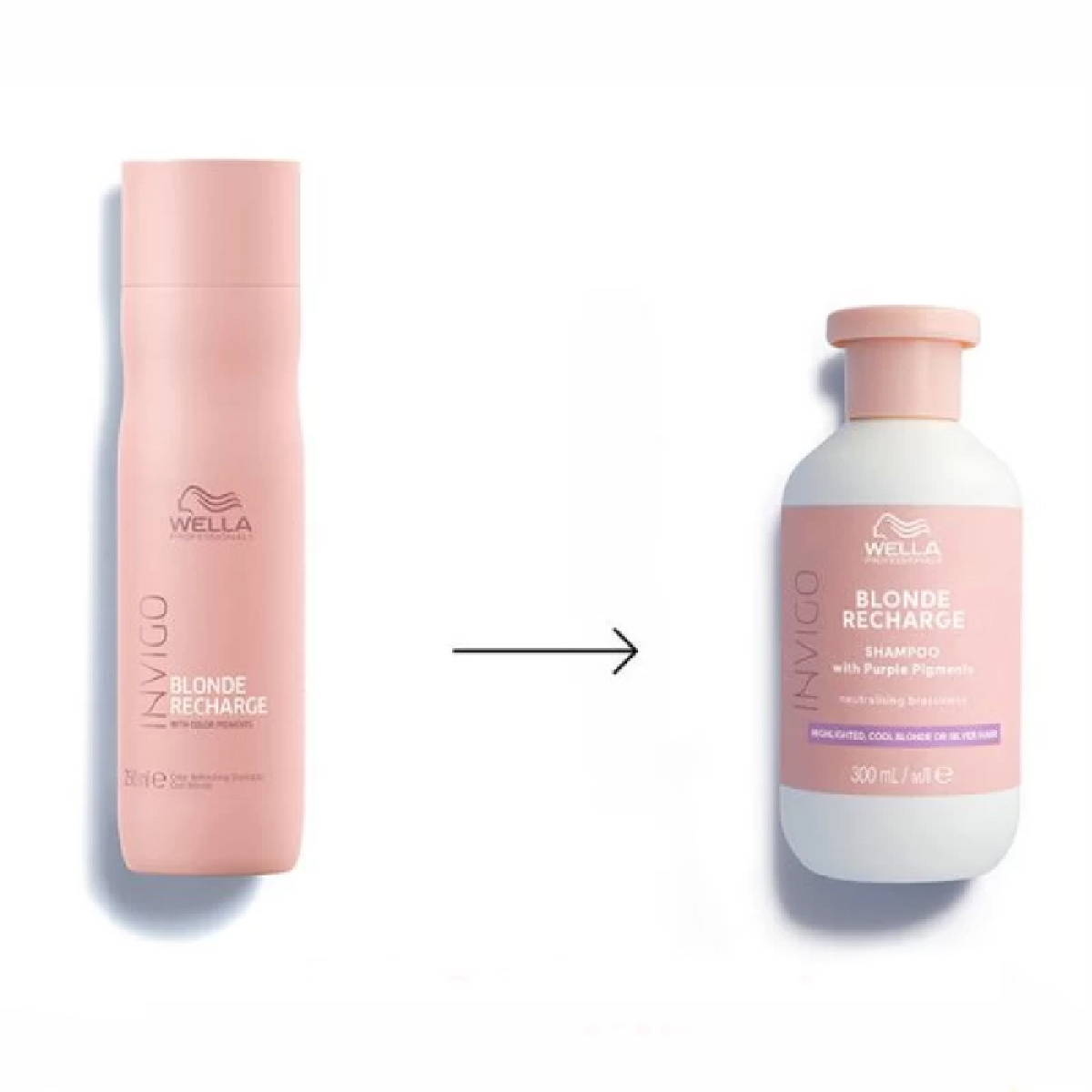 Wella Invigo blonde recharge шампунь-нейтрализатор желтизны для холодных светлых оттенков 300мл мил
