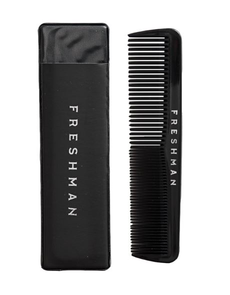 Freshman Collection Carbon расческа гребень компактная для моделирования и стрижки размер М (э)