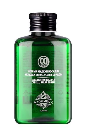Constant delight barber care черный жидкий воск для укладки волос усов и бороды 100 мл