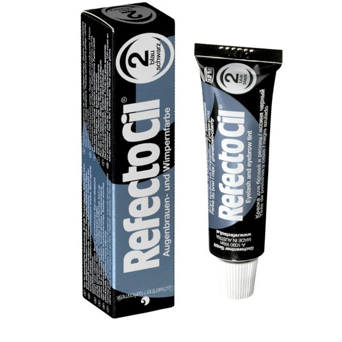 Refectocil краска для бровей и ресниц № 2 черно-синяя 15мл