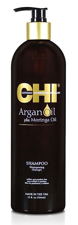 Chi argan oil шампунь с экстрактом арганы и дерева моринга 739 мл