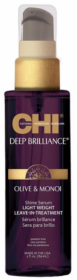 Chi deep brilliance сыворотка сияние легкая несмываемая 89 мл