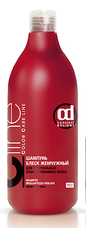 Constant delight color care line шампунь блеск жемчужный для натуральных и блондированных волос 1000мл