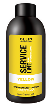 Ollin service line флюид препигментатор желтый 90мл