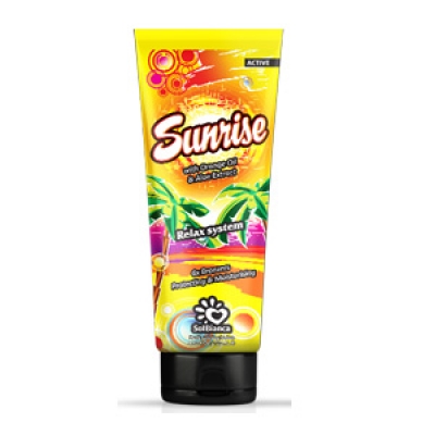 Solbianca крем для загара в солярии sunrise с маслом апельсина экстрактом алоэ и бронзаторами 125 мл