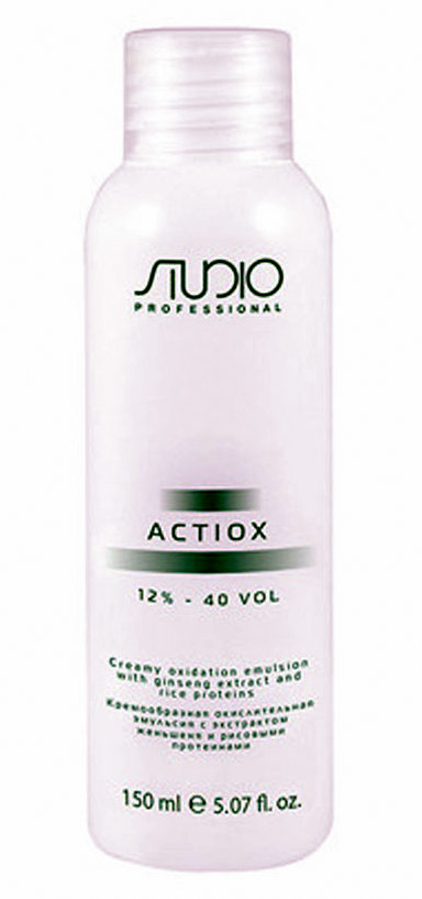 Kapous actiox окислительная эмульсия с экстрактом женьшеня и рисовыми протеинами 12% 150мл
