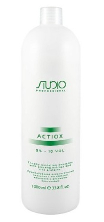 Kapous actiox окислительная эмульсия с экстрактом женьшеня и рисовыми протеинами 3% 1000мл