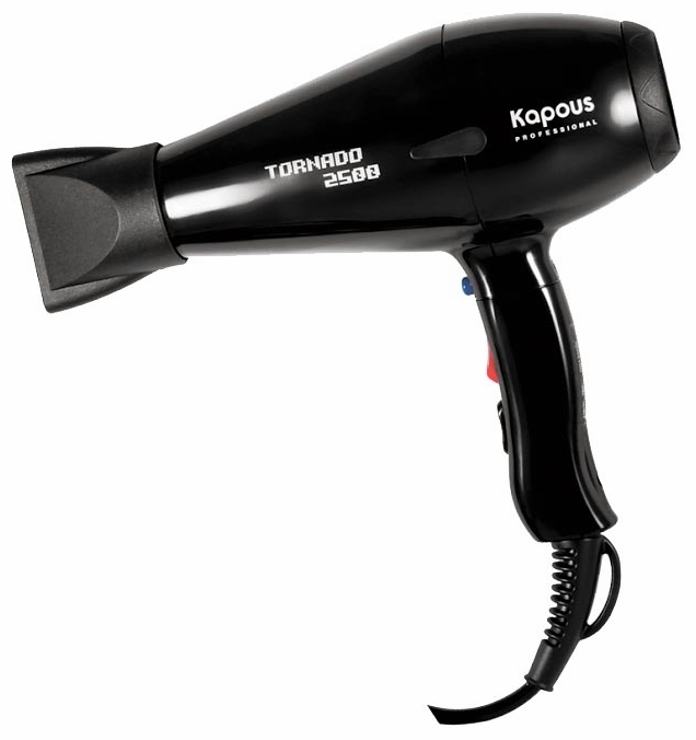 Kapous фен профессиональный tornado 2500 черный