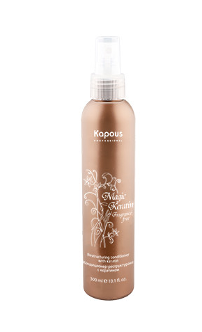 Kapous magic keratin кондиционер-реструктурант с кератином 300 мл