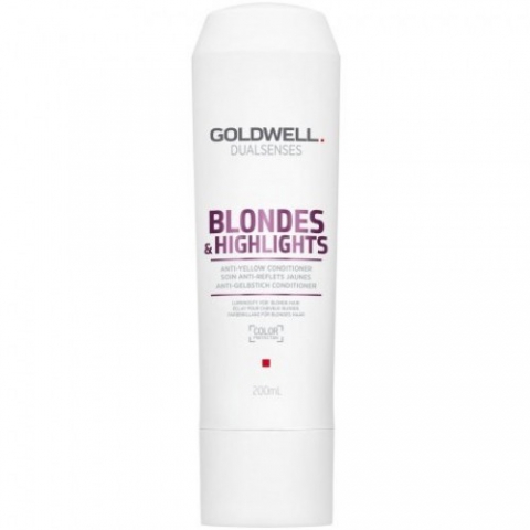 Gоldwell dualsenses blondes highlights кондиционер против желтизны 200 мл